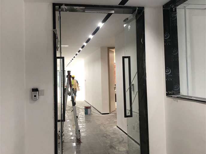 无框地弹门（单开）