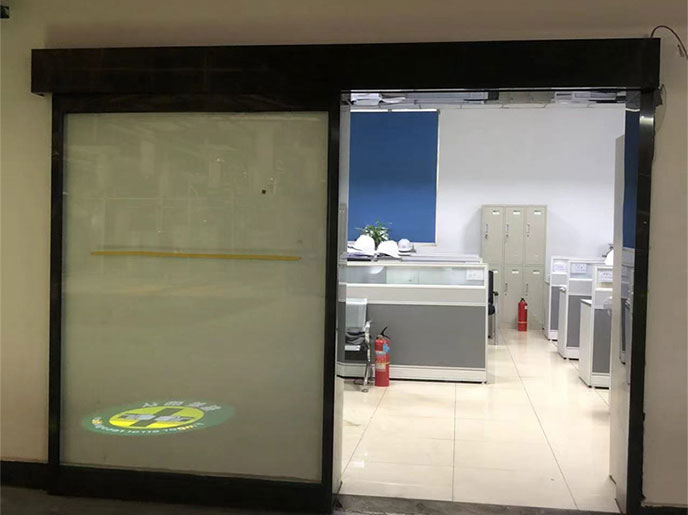 有框单开自动门